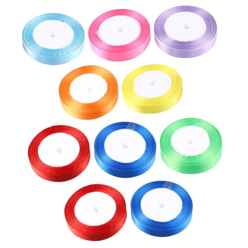 CLISPEED 15 Rolle Teiliges Satin Geschenkband Breit Farblich Gemischtes Schleifenband zum Basteln Geschenkverpackung DIY Dekoration Leicht Zuschneidbar für Party und Weihnachtsdeko CLISPEED 15 Rolle Teiliges Satin Geschenkband Breit Farblich Gemischtes Schleifenband zum Basteln Geschenkverpackung DIY Dekoration Leicht Zuschneidbar für Party und Weihnachtsdeko von CLISPEED