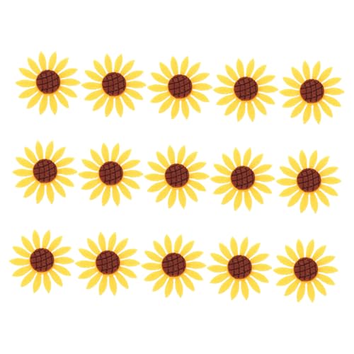 CLISPEED 15 Stück Teiliges Sonnenblumen Applikationen Bunte Stoffflicken zum Aufnähen Kreative DIY Kleidung Dekoration für Taschen Schuhe Hüte Modische Handarbeitsaccessoires CLISPEED 15 Stück Teiliges Sonnenblumen Applikationen Bunte Stoffflicken zum Aufnähen Kreative DIY Kleidung Dekoration für Taschen Schuhe Hüte Modische Handarbeitsaccessoires von CLISPEED