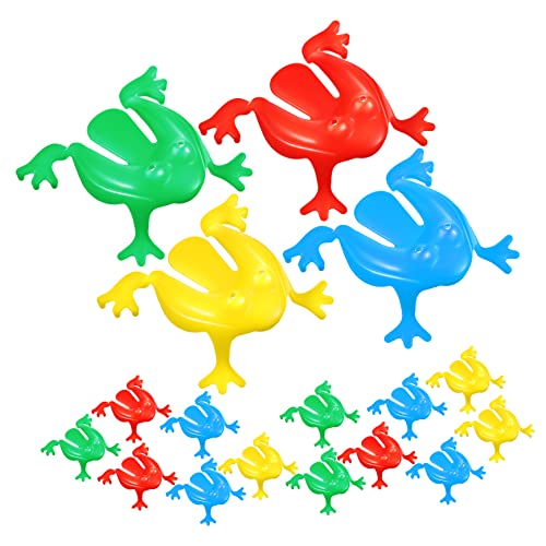 CLISPEED 16 Stück Springfroschspielzeug Mega Springendes mechanischer Frosch federnd Form klein kreatives Froschspielzeug Frosch hüpfendes Mini-Frosch- Plastik CLISPEED 16 Stück Springfroschspielzeug Mega Springendes mechanischer Frosch federnd Form klein kreatives Froschspielzeug Frosch hüpfendes Mini-Frosch- Plastik von CLISPEED