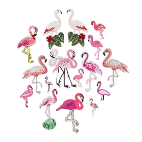 CLISPEED 16 Stück Teiliges Set Flamingo Aufnäher zum Aufnähen und Aufbügeln Bestickte Stoffabzeichen für Kleidung Taschen und DIY Vielseitige Reparatur Dekorationsapplikationen CLISPEED 16 Stück Teiliges Set Flamingo Aufnäher zum Aufnähen und Aufbügeln Bestickte Stoffabzeichen für Kleidung Taschen und DIY Vielseitige Reparatur Dekorationsapplikationen von CLISPEED