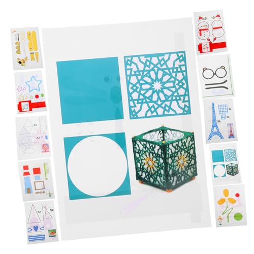 CLISPEED 17 Stück Druck Graffiti Vorlage Teilig Transparentes Zeichenbrett für Malen und Zeichnen mit Stift Praktisch zum Üben von Nachzeichnen und Fantasie CLISPEED 17 Stück Druck Graffiti Vorlage Teilig Transparentes Zeichenbrett für Malen und Zeichnen mit Stift Praktisch zum Üben von Nachzeichnen und Fantasie von CLISPEED