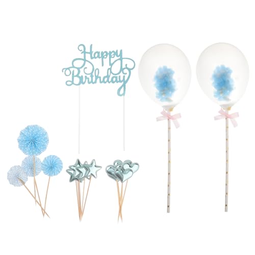 CLISPEED 17 Stück Teiliges Cake Decoration Bunte Happy Birthday Cake Picks Tortendeko für Geburtstagstorten Vielseitig Einsetzbar für Cupcakes und Party Desserts CLISPEED 17 Stück Teiliges Cake Decoration Bunte Happy Birthday Cake Picks Tortendeko für Geburtstagstorten Vielseitig Einsetzbar für Cupcakes und Party Desserts von CLISPEED