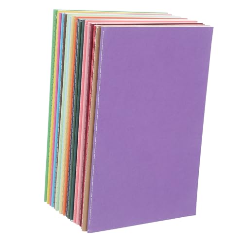 CLISPEED 18 Stück Kraftpapier Notizbuch Teiliges Farbiges Kleines Tragbares Journal Weich Ummantelt Glattes Papier für Schreiben Zeichnen Notizen Vielseitig als Tagebuch Planer Büro Schule CLISPEED 18 Stück Kraftpapier Notizbuch Teiliges Farbiges Kleines Tragbares Journal Weich Ummantelt Glattes Papier für Schreiben Zeichnen Notizen Vielseitig als Tagebuch Planer Büro Schule von CLISPEED