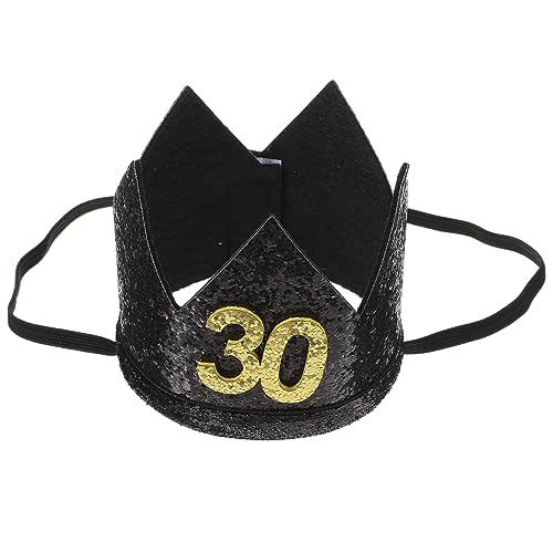 CLISPEED 1Pc Geburtstagshut Niedliche Partyhüte Geburtstag Kinderkrone Geburtstag Funky Geburtstagskappe Geburtstagskrone Kreatives Kronendesign Hut Goldhut Party Glitzerhut Junge von CLISPEED