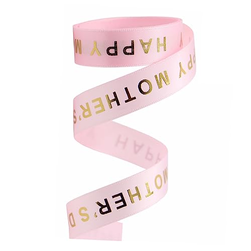 CLISPEED 1Roll Muttertags Geschenkband Hochwertiges Ribbon für Hochzeiten Partys DIY Projekte Dekoratives Satinband für Bastelarbeiten CLISPEED 1Roll Muttertags Geschenkband Hochwertiges Ribbon für Hochzeiten Partys DIY Projekte Dekoratives Satinband für Bastelarbeiten von CLISPEED