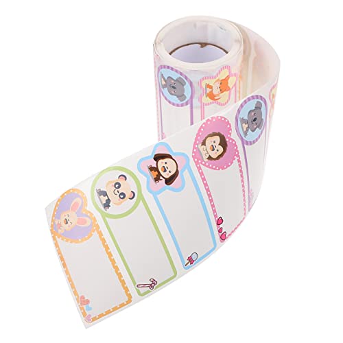 CLISPEED Namensetiketten 1 Rolle Selbstklebende Aufkleber für Kinder Cartoon Design Beschreibbar für Flaschen und Lebensmittelaufbewahrung CLISPEED Namensetiketten 1 Rolle Selbstklebende Aufkleber für Kinder Cartoon Design Beschreibbar für Flaschen und Lebensmittelaufbewahrung von CLISPEED