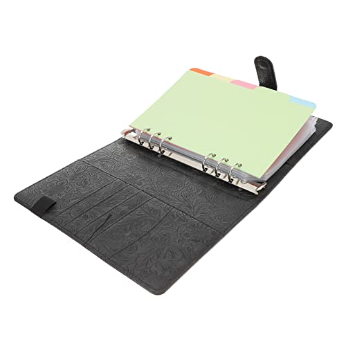 CLISPEED 1Satz Budget Planner mit Bargeldhüllen Geldsparer Binder für Zuhause Büro und Reisen Praktischer Notizblock für Kostenkontrolle Kalender Nachfüllbar und Tägliche Planung von CLISPEED