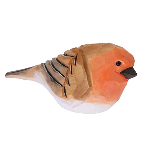 CLISPEED 1Stück Holz Vogel Modell Exquisites Vogelspielzeug für Dekoration für Wohnzimmer und Garten Langlebige Holzfigur Kreativität und Lerninteresse von CLISPEED