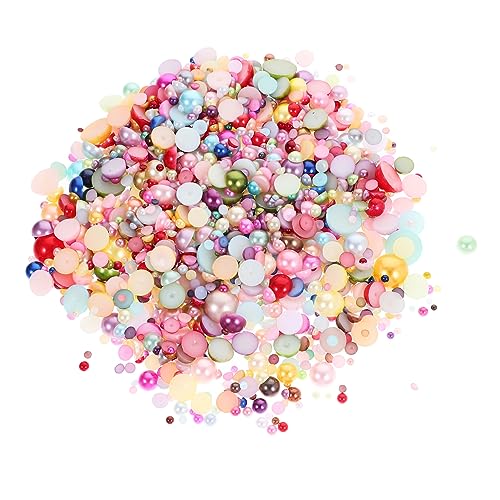 CLISPEED 1Tasche Halbperlen für DIY Projekte Flatback Nageldekore Kreative Perlen für Schmuck Basteln für und Familie CLISPEED 1Tasche Halbperlen für DIY Projekte Flatback Nageldekore Kreative Perlen für Schmuck Basteln für und Familie von CLISPEED