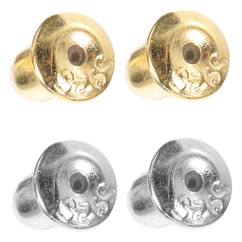 CLISPEED 2 Paare Ohrstecker Verschlüsse aus Sterlingsilber Hypoallergene DIY Ohrstecker Rückseiten in Silber und Gold Sichere Langelebige Stopper zum Selbermachen und Ersetzen CLISPEED 2 Paare Ohrstecker Verschlüsse aus Sterlingsilber Hypoallergene DIY Ohrstecker Rückseiten in Silber und Gold Sichere Langelebige Stopper zum Selbermachen und Ersetzen von CLISPEED