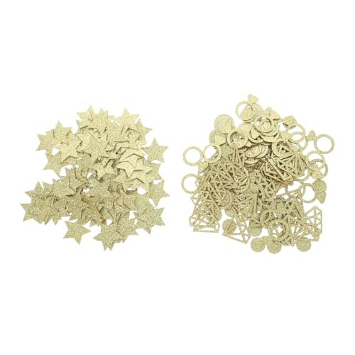 CLISPEED 2 Packungen Pack Goldene Stern Papierkonfetti Glänzendes Partydeko für Hochzeit Geburtstag Leichtes Sicheres Papierkonfetti als Ballonfüllung und Foto Requisite CLISPEED 2 Packungen Pack Goldene Stern Papierkonfetti Glänzendes Partydeko für Hochzeit Geburtstag Leichtes Sicheres Papierkonfetti als Ballonfüllung und Foto Requisite von CLISPEED