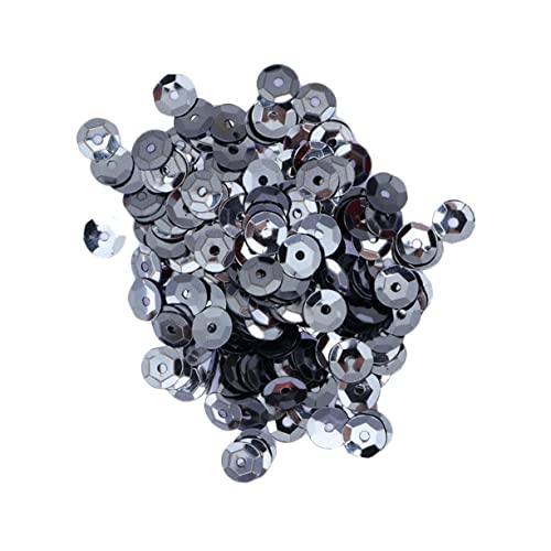 CLISPEED 2 Packungen Silberne Pailletten Glitzer Spangles Aufnähen und Basteln DIY Schmuck und Bastelzubehör für Scrapbooking Patchwork Kinderhandwerk Dekoration von CLISPEED