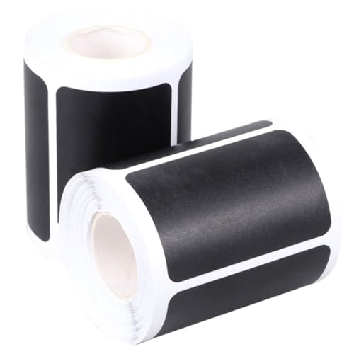CLISPEED 2 Rollen Schwarze Selbstklebende Tafel etiketten Aufkleber für Vorratsdosen und Flaschen Ablösbar Rückstandsfrei Praktische Küchenbeschriftung für Ordnung und Dekoration CLISPEED 2 Rollen Schwarze Selbstklebende Tafel etiketten Aufkleber für Vorratsdosen und Flaschen Ablösbar Rückstandsfrei Praktische Küchenbeschriftung für Ordnung und Dekoration von CLISPEED