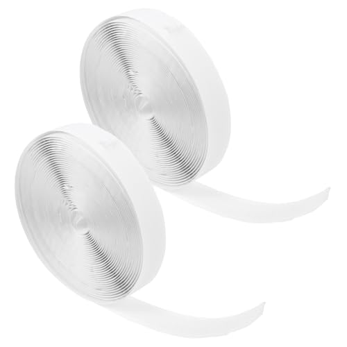 CLISPEED 2 Rollen Selbstklebendes Nylon Klettband Breit Starkes Haken Schlaufenband Wiederverwendbar Für Teppichvorhang Befestigung Netze Sofa Werkzeuge Organizer von CLISPEED