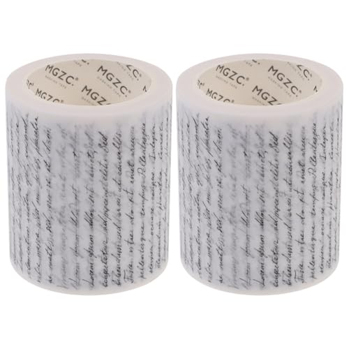 CLISPEED 2 Rollen Washi Tape Vintage Scrapbook Klebeband Selbstklebend DIY Bastelband für Tagebuch Planer Dekoration Retro Papierband Leicht Abreißbar ohne Rückstände CLISPEED 2 Rollen Washi Tape Vintage Scrapbook Klebeband Selbstklebend DIY Bastelband für Tagebuch Planer Dekoration Retro Papierband Leicht Abreißbar ohne Rückstände von CLISPEED