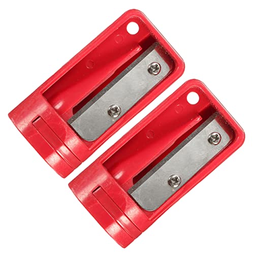 CLISPEED 2 STÜCK Teiliges Bleistiftspitzer Handlich für Erwachsene Büro Schule Einfach zu Bedienen Anspitzen von Holzstiften für Schülertaschen und Alltag CLISPEED 2 STÜCK Teiliges Bleistiftspitzer Handlich für Erwachsene Büro Schule Einfach zu Bedienen Anspitzen von Holzstiften für Schülertaschen und Alltag von CLISPEED