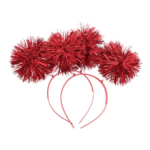 CLISPEED 2 Stück Aluminiumfolie Tinsel Kopfband für Geburtstagsfeiern Silvester und Karneval und Stilvolles Festliches Accessoire CLISPEED 2 Stück Aluminiumfolie Tinsel Kopfband für Geburtstagsfeiern Silvester und Karneval und Stilvolles Festliches Accessoire von CLISPEED
