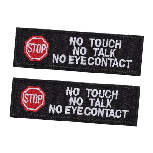CLISPEED 2 Stück Bestickte Hundegeschirr Patches No Touch Aufnäher Reflektierend Service Hund Abzeichen für Hundeweste und Geschirr Zubehör CLISPEED 2 Stück Bestickte Hundegeschirr Patches No Touch Aufnäher Reflektierend Service Hund Abzeichen für Hundeweste und Geschirr Zubehör von CLISPEED