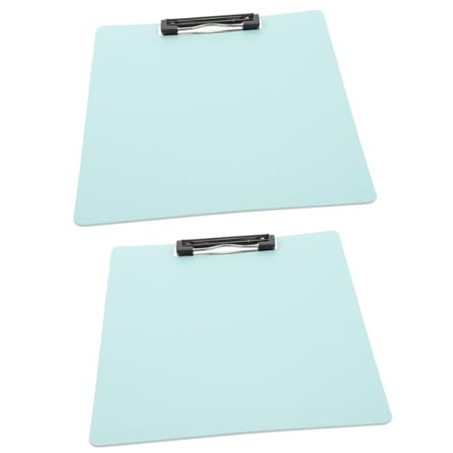 CLISPEED 2 Stück Clipboard Schreibunterlage aus Robustem PP und Aluminiumlegierung Vielseitiges Klemmbrett für Büro Schule und Konferenz Schützende Dokumentenhalterung Praktisches CLISPEED 2 Stück Clipboard Schreibunterlage aus Robustem PP und Aluminiumlegierung Vielseitiges Klemmbrett für Büro Schule und Konferenz Schützende Dokumentenhalterung Praktisches von CLISPEED
