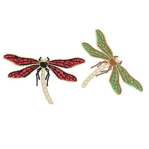 CLISPEED 2 Stück Dragonfly Stickerei Aufnäher Bügel und Nähapplikationen für Kleidung Taschen und DIY Projekte Dekorative Flicken zur Individuellen Gestaltung CLISPEED 2 Stück Dragonfly Stickerei Aufnäher Bügel und Nähapplikationen für Kleidung Taschen und DIY Projekte Dekorative Flicken zur Individuellen Gestaltung von CLISPEED