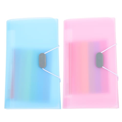 CLISPEED 2 Stück Fächermappe Büro Organizer mit Fächern Quittungs und Dokumentenaufbewahrung Blau mit Anhänger CLISPEED 2 Stück Fächermappe Büro Organizer mit Fächern Quittungs und Dokumentenaufbewahrung Blau mit Anhänger von CLISPEED