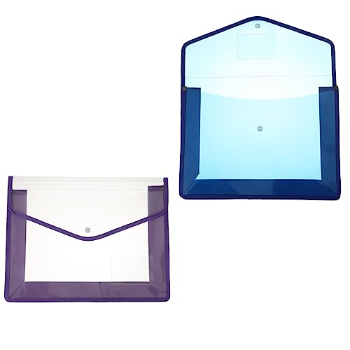 CLISPEED 2 Stück Große Kapazität Dokumenten Tasche mit Druckknopf Transparente Aufbewahrungstasche für Unterlagen für und Organisation von Dokumenten Zufällige Farbe Zufällige Farbe CLISPEED 2 Stück Große Kapazität Dokumenten Tasche mit Druckknopf Transparente Aufbewahrungstasche für Unterlagen für und Organisation von Dokumenten Zufällige Farbe Zufällige Farbe von CLISPEED