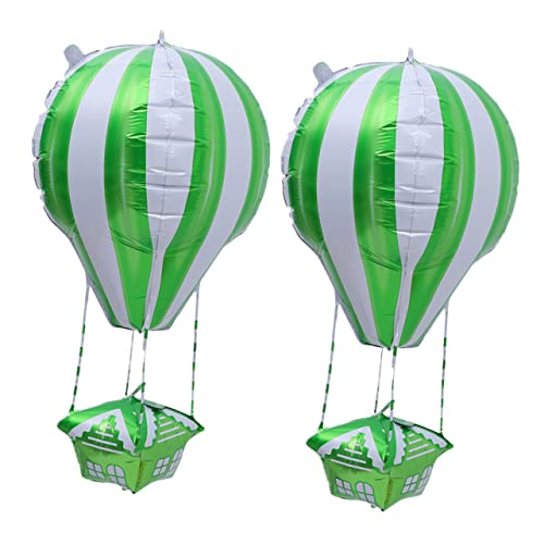 CLISPEED 2 Stück Heißluftballon Modell Aluminium Folienballons Party Deko für Kindergeburtstage und Feiern Luftballon Dekoration Foto Requisiten Langlebige und Sichere Materialien CLISPEED 2 Stück Heißluftballon Modell Aluminium Folienballons Party Deko für Kindergeburtstage und Feiern Luftballon Dekoration Foto Requisiten Langlebige und Sichere Materialien von CLISPEED