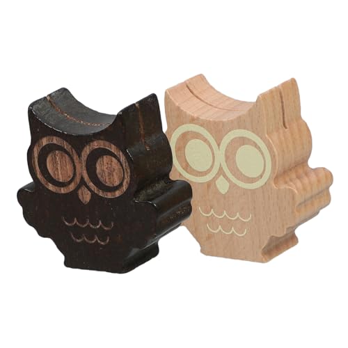 CLISPEED 2 Stück Holz Memo Clip Eulen Design Minimalistisch Robust Elegante Holzklammer für Fotos Notizen Tischdekoration Geschenkidee für Hochzeit Party Wohnzimmer CLISPEED 2 Stück Holz Memo Clip Eulen Design Minimalistisch Robust Elegante Holzklammer für Fotos Notizen Tischdekoration Geschenkidee für Hochzeit Party Wohnzimmer von CLISPEED