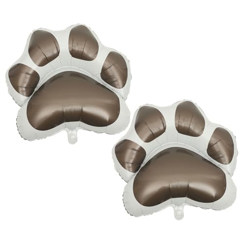 CLISPEED 2 Stück Hundepfote Folienballons aus Aluminiumfolie Langlebig und Aufblasbar Graue Pfotenform für Party und Tischdekoration Geeignet für Innen und Außenbereich Tierische CLISPEED 2 Stück Hundepfote Folienballons aus Aluminiumfolie Langlebig und Aufblasbar Graue Pfotenform für Party und Tischdekoration Geeignet für Innen und Außenbereich Tierische von CLISPEED