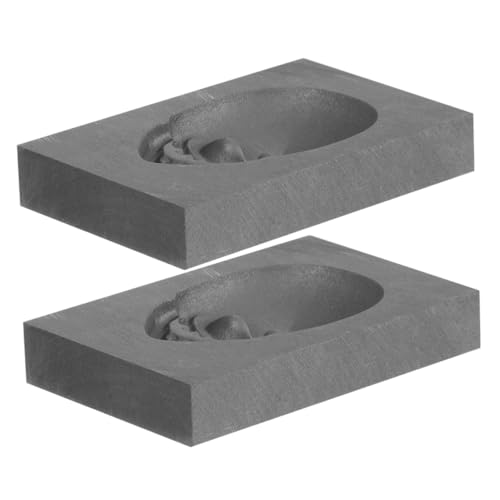 CLISPEED 2 Stück Ingotform Schmelzkokille Gießbarren Schmelzform Gießformen zum Schmelzen Schmelzendes Silberangebot DIY-Versorgung Schädelform schmelzendes Gießwerkzeug Graphit Schwarz CLISPEED 2 Stück Ingotform Schmelzkokille Gießbarren Schmelzform Gießformen zum Schmelzen Schmelzendes Silberangebot DIY-Versorgung Schädelform schmelzendes Gießwerkzeug Graphit Schwarz von CLISPEED
