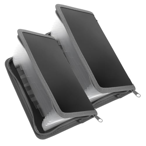 CLISPEED 2 Stück Mini Aktenordner Transparenter Mehrlagen Faltordner mit Grauem Vielseitiger und Quittungsorganizer Praktischer Mobiler Dokumentenhalter für Büro und Unterwegs CLISPEED 2 Stück Mini Aktenordner Transparenter Mehrlagen Faltordner mit Grauem Vielseitiger und Quittungsorganizer Praktischer Mobiler Dokumentenhalter für Büro und Unterwegs von CLISPEED