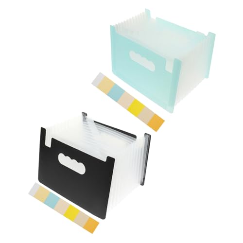 CLISPEED 2 Stück Mini Expanding Aktenordner Tragbare Fächermappe aus Organizer für Dokumente Quittungen und Belege Leicht und Platzsparend für Büro und Unterwegs CLISPEED 2 Stück Mini Expanding Aktenordner Tragbare Fächermappe aus Organizer für Dokumente Quittungen und Belege Leicht und Platzsparend für Büro und Unterwegs von CLISPEED