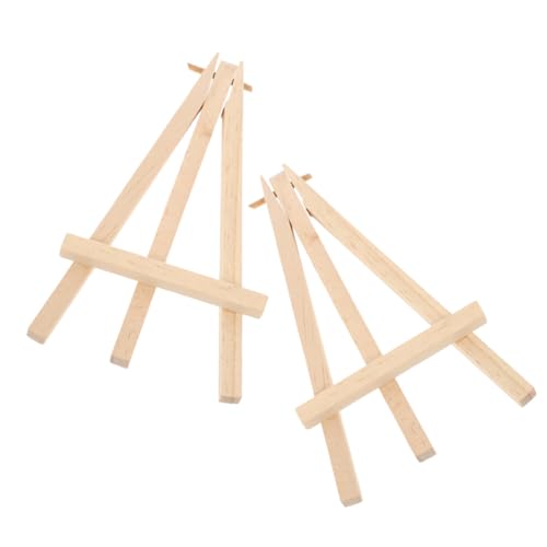 CLISPEED 2 Stück Mini Staffelei aus Holz Kompakter Tischständer für Karten Fotos und Kleine Bilder Stabiles Dreibein Design Platzsparend und Vielseitig für Wohn und Arbeitsbereiche CLISPEED 2 Stück Mini Staffelei aus Holz Kompakter Tischständer für Karten Fotos und Kleine Bilder Stabiles Dreibein Design Platzsparend und Vielseitig für Wohn und Arbeitsbereiche von CLISPEED