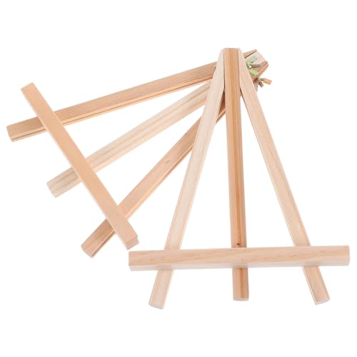 CLISPEED 2 Stück Mini Tischstaffelei aus Massivem Holz Dreieckig Leicht und Robust Vielseitig als Kalenderhalter Bilder Fotopräsentation Geeignet CLISPEED 2 Stück Mini Tischstaffelei aus Massivem Holz Dreieckig Leicht und Robust Vielseitig als Kalenderhalter Bilder Fotopräsentation Geeignet von CLISPEED
