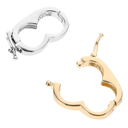 CLISPEED 2 Stück Schmuck Mit Perlenschnalle Verschluss Für Perlen Halskette Kürzerer Verschluss Verschlüsse Halsketten-clip-verschlussverkürzer Schließungen Perlenverschluss Anpassen Kupfer CLISPEED 2 Stück Schmuck Mit Perlenschnalle Verschluss Für Perlen Halskette Kürzerer Verschluss Verschlüsse Halsketten-clip-verschlussverkürzer Schließungen Perlenverschluss Anpassen Kupfer von CLISPEED