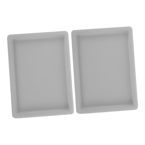 CLISPEED 2 Stück Schmuckablage Tray mit Fächern Stapelbar Kratzschutz Schmuckhalter für Armbänder Halsketten Ohrringe Schmuckaufbewahrungsschale für Schmuckorganisation Schminktisch CLISPEED 2 Stück Schmuckablage Tray mit Fächern Stapelbar Kratzschutz Schmuckhalter für Armbänder Halsketten Ohrringe Schmuckaufbewahrungsschale für Schmuckorganisation Schminktisch von CLISPEED