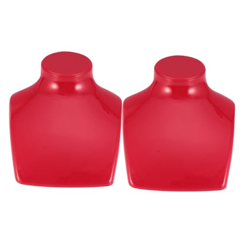 CLISPEED 2 Stück Schmuckständer für Robuster Halter für Ohrringe Anhänger zur Präsentation im Schaufenster oder Zuhause Rot CLISPEED 2 Stück Schmuckständer für Robuster Halter für Ohrringe Anhänger zur Präsentation im Schaufenster oder Zuhause Rot von CLISPEED