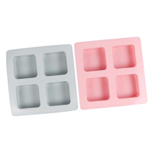 CLISPEED 2 Stück Silikon Seifenform Flexible Lebensmittelecht Antihaftbeschichtet DIY Seifenherstellung Backform für Kuchen Muffins Kerzen Blau und Rosa Wiederverwendbar Vielseitig für CLISPEED 2 Stück Silikon Seifenform Flexible Lebensmittelecht Antihaftbeschichtet DIY Seifenherstellung Backform für Kuchen Muffins Kerzen Blau und Rosa Wiederverwendbar Vielseitig für von CLISPEED