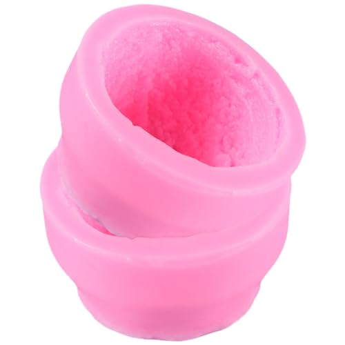 CLISPEED 2 Stück Silikonform Eiscreme Kugeln Wiederverwendbar Flexibel Antihaft DIY Kerzen Seifen Kuchen Dekoration Formen Bpa Frei Rosa CLISPEED 2 Stück Silikonform Eiscreme Kugeln Wiederverwendbar Flexibel Antihaft DIY Kerzen Seifen Kuchen Dekoration Formen Bpa Frei Rosa von CLISPEED
