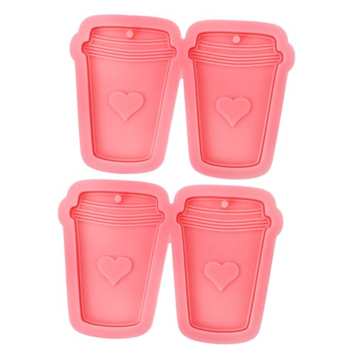 CLISPEED 2 Stück Silikonform Herz Kaffeetasse Schlüsselanhänger Formen DIY Anhänger Basteln Valentinstag Anhänger Schmuckherstellung Kreative Gießform für Schlüsselbund Tasche Ornamente CLISPEED 2 Stück Silikonform Herz Kaffeetasse Schlüsselanhänger Formen DIY Anhänger Basteln Valentinstag Anhänger Schmuckherstellung Kreative Gießform für Schlüsselbund Tasche Ornamente von CLISPEED