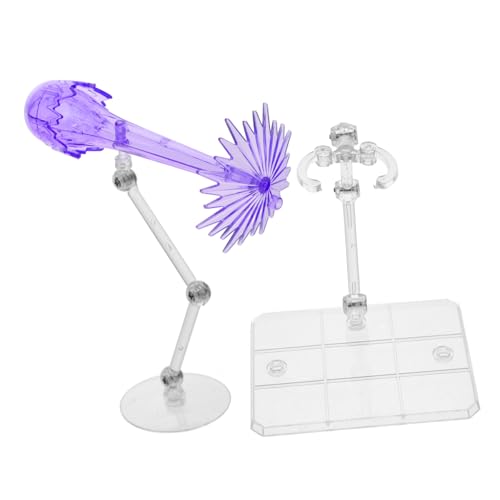 CLISPEED 2 Stück Steht Für Actionfiguren Puppenständer Displayhalter Für Actionfiguren Z Basis Für Puppe Bewegung Showcase Aktion Stand Actionfigur Steht Die Plastik Violett von CLISPEED