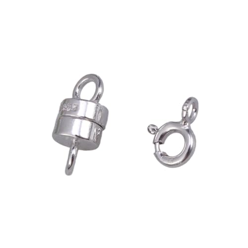 CLISPEED 2 Stück Sterling Silber Magnetverschluss Goldplattierte Magnetschließe und Federringverschluss Starker Schmuckverbinder für DIY Armband Halskette Fußkette Langlebig und Sicher für CLISPEED 2 Stück Sterling Silber Magnetverschluss Goldplattierte Magnetschließe und Federringverschluss Starker Schmuckverbinder für DIY Armband Halskette Fußkette Langlebig und Sicher für von CLISPEED