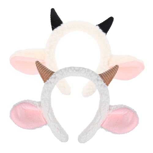 CLISPEED 2 Stück Stirnband Lammhornohr Ziegenohren Cosplay Horn-cosplay Ochsenhorn-stirnbänder Haarband Mit Tierohren Stirnband Aus Horn Halloween-cosplay-party-stirnbänder Stoff CLISPEED 2 Stück Stirnband Lammhornohr Ziegenohren Cosplay Horn-cosplay Ochsenhorn-stirnbänder Haarband Mit Tierohren Stirnband Aus Horn Halloween-cosplay-party-stirnbänder Stoff von CLISPEED