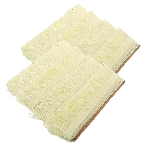 CLISPEED 2 Stück Teiliges DIY Gardinenfransen Band Polyester Spitzenstoff für Vorhangsaum Möbeldekoration Sofakanten Verzierungen und Heimtextilien CLISPEED 2 Stück Teiliges DIY Gardinenfransen Band Polyester Spitzenstoff für Vorhangsaum Möbeldekoration Sofakanten Verzierungen und Heimtextilien von CLISPEED