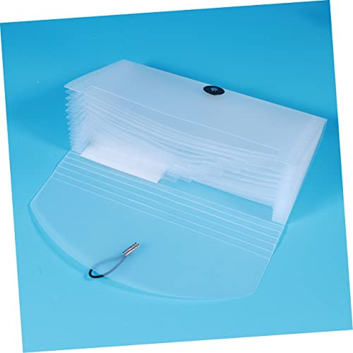 CLISPEED 2 Stück Teiliges Erweiterbarer Fächermappen aus PP mit Farbigen Etiketten Wasserfest Langlebig Vielseitig für Büro und Zuhause Praktische Dokumentenordner in Transparent und Khaki CLISPEED 2 Stück Teiliges Erweiterbarer Fächermappen aus PP mit Farbigen Etiketten Wasserfest Langlebig Vielseitig für Büro und Zuhause Praktische Dokumentenordner in Transparent und Khaki von CLISPEED