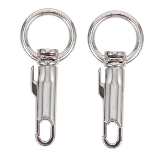 CLISPEED 2 Stück Teiliges Metall Snap Hook Schlüsselanhänger Clip mit Drehgelenk Robuster Taschenhaken für Koffer und Handtaschen Vielseitiges Zubehör für DIY Bastelprojekte und von CLISPEED