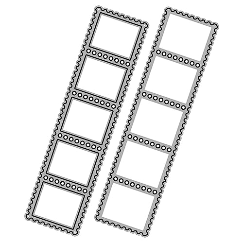 CLISPEED 2 Stück Teiliges Metall Stanzform aus Robustem Karbonstahl DIY Schneideformen für Scrapbooking Prägekarten Briefmarkenrahmen Kreative Bastelvorlagen Geeignet für Stanzmaschinen CLISPEED 2 Stück Teiliges Metall Stanzform aus Robustem Karbonstahl DIY Schneideformen für Scrapbooking Prägekarten Briefmarkenrahmen Kreative Bastelvorlagen Geeignet für Stanzmaschinen von CLISPEED