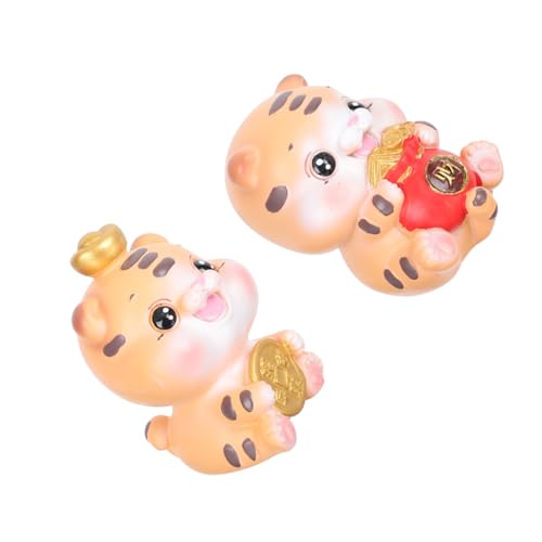 CLISPEED 2 Stück Teiliges Resin Tiger Kleine Niedliche Tigerfiguren Chinesisches Neujahr Dekoration Tischdeko Freundschaftsgeschenk Vielseitig Verwendbar CLISPEED 2 Stück Teiliges Resin Tiger Kleine Niedliche Tigerfiguren Chinesisches Neujahr Dekoration Tischdeko Freundschaftsgeschenk Vielseitig Verwendbar von CLISPEED