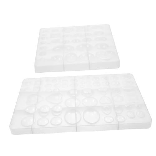 CLISPEED 2 Stück Teiliges Silikon Gießform für DIY Cabochons Schmuckherstellung Langlebig Wiederverwendbar Geeignet für Epoxidharz und Resin für Kleine Anhänger und Kreative Pendants CLISPEED 2 Stück Teiliges Silikon Gießform für DIY Cabochons Schmuckherstellung Langlebig Wiederverwendbar Geeignet für Epoxidharz und Resin für Kleine Anhänger und Kreative Pendants von CLISPEED