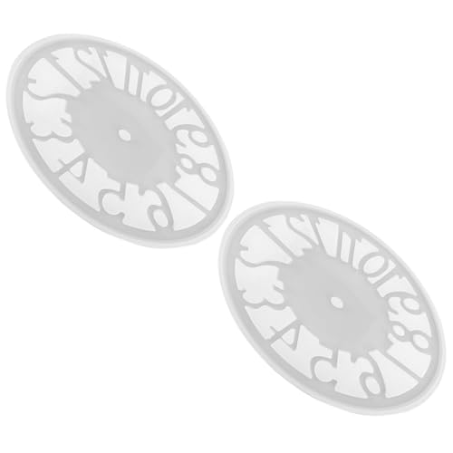 CLISPEED 2 Stück Teiliges Silikon Uhr Gießform Flexible DIY Uhr Silikonform für Präzises Basteln von Uhrplatten Langlebig Antihaftbeschichtet für Harz Epoxidprojekte CLISPEED 2 Stück Teiliges Silikon Uhr Gießform Flexible DIY Uhr Silikonform für Präzises Basteln von Uhrplatten Langlebig Antihaftbeschichtet für Harz Epoxidprojekte von CLISPEED